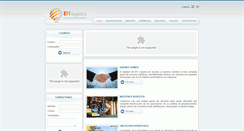 Desktop Screenshot of efilogistics.com.sv