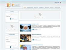 Tablet Screenshot of efilogistics.com.sv